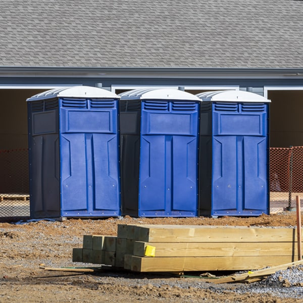 are there any restrictions on where i can place the portable toilets during my rental period in Gross NE